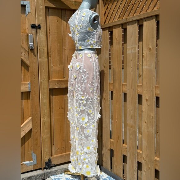 🆕 BRONX & BANCO 🧿 NWOT Jasmine White Multi Two Piece Set, Sz S / US 4 - Picture 7 of 16